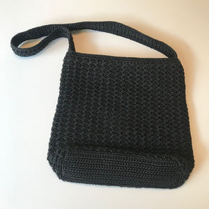 VINTAGE THE SAK, BLACK PURSE